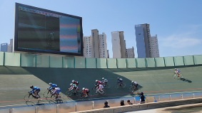 제23회 인천광역시장배 전국사이클대회 우리학교 선수 경기모습